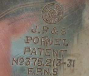 Silverplate mark of JOHN ROUND & SON Silverplate mark of JOHN ROUND & SON