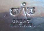 Silverplate mark of WILLIAM ADAMS INC.