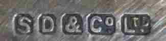 Silverplate mark of STEWART DAWSON & CO LTD Silverplate mark of STEWART DAWSON & CO LTD