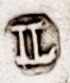 IL mark, Jan Lotter, Cape Colony 1815 c.