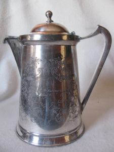 silverplated ice water pitcher