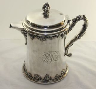 silverplated ice water pitcher