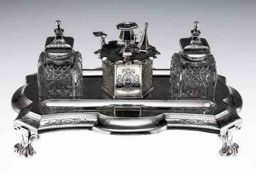 Inkstand: Barnard & Sons, 1876