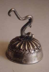 Silver inkstand bell