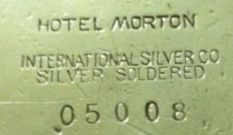 International Silver Co mark