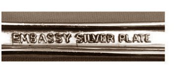 International Silver Co: Embassy Silver Plate trademark