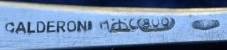 mark of Argenteria Clementi - Bologna for Calderoni