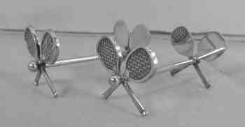 tfigural silver knife rest