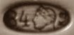 oval Kokoshnik mark, assayer Kliment Anikievich Zagaewsky, Vilnius 1899-1908 oval Kokoshnik mark, assayer Kliment Anikievich Zagaewsky, Vilnius 1899-1908