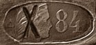 oval Kokoshnik: 84 zolotniki Moscow export mark 1908-1926 oval Kokoshnik: 84 zolotniki Moscow export mark 1908-1926