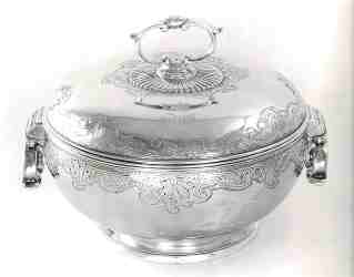 Paul De Lamerie, bowl, 1735