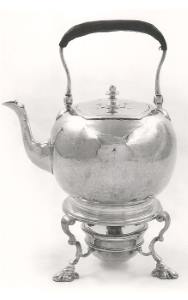 Paul De Lamerie, tea kettle, 1727