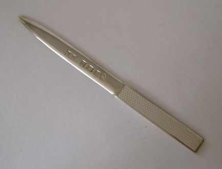 silver letter opener