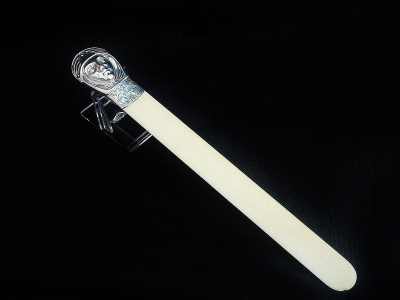 silver and bone paper knife