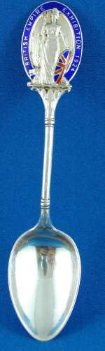 British Empira Exhibition 1924: commemorative spoon