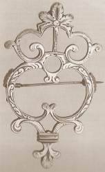 silver Luckenbooth brooch