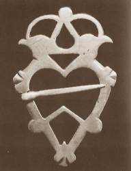 silver Luckenbooth brooch