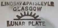 Lunar trade name: Lindsay & Paisley - Edinburgh and Glasgow