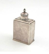 George I tea caddy by John Chartier London c 1720-23
