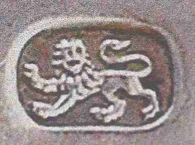 Lion passant mark
