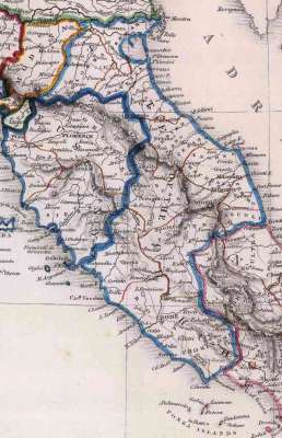 map of the papal States