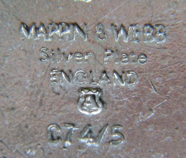 dating mappin webb silver plate marks