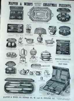 Mappin & Webb, 1890 advertisement