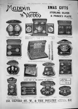 Mappin & Webb, 1892 advertisement