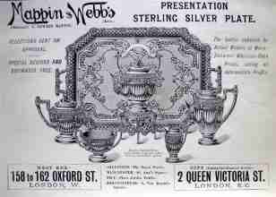 Mappin & Webb, 1901 advertisement