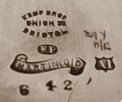 Martin Hall & Co, silver plate mark