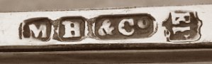 Martin Hall & Co, silver plate mark