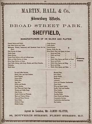 Martin Hall & Co, ancient advertisement