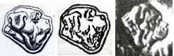 1838: Small articles - Bulldog head (Paris)