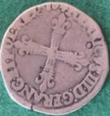 'Clipped' French Coin of 1583