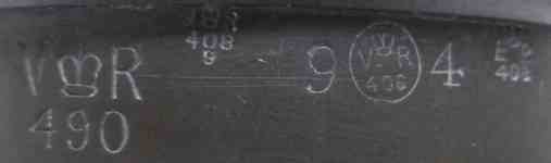measure verification marks with royal cyphers