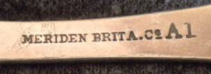 Meriden Britannia Co silver plate flatware mark