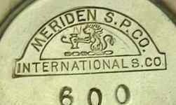 mark of Meriden Silver Plate Co after incorporation in International Silver Company