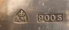 Anton Michelsen mark, .900 fineness