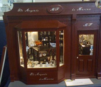 Miniature silversmith's shop