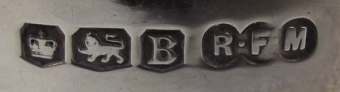 R.F. Mosley & Co Ltd, hallmark entered in Sheffield in 1907