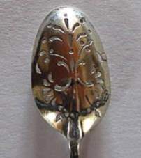 mote spoon  produced in the Harache workshop dating to about 1710