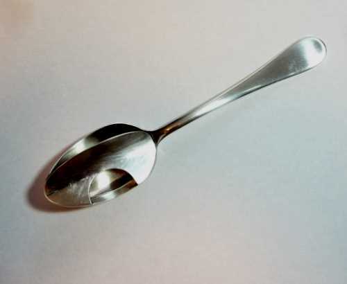 silverplate mustache spoon Reed & Barton
