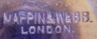 M&W mark, Mappin & Webb, London 1893 M&W mark, Mappin & Webb, London 1893