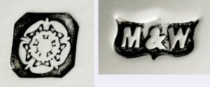 M&W mark, Mappin & Webb, Sheffield 1993 M&W mark, Mappin & Webb, Sheffield 1993