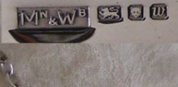 M&W mark, Mappin & Webb, London 1996 M&W mark, Mappin & Webb, London 1996