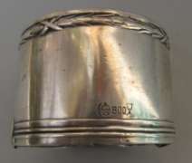 Otto Wolter silver napkin ring