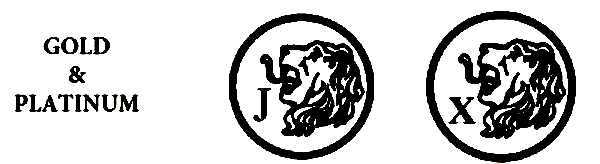 the Netherlands gold & platinumr Assay Office marks