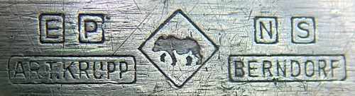 BMF small and flat ware marks: c.1934 - 1938