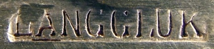 Bohrmann company silver-plated HOLLOW WARE, mark c.1887 - 1895