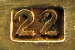 Bohrmann company silver-plated HOLLOW WARE, mark 1895 - 1899